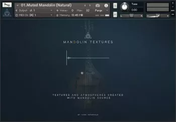 Dark Intervals Mandolin Textures KONTAKT screenshot