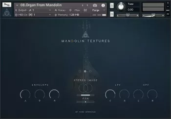 Dark Intervals Mandolin Textures KONTAKT screenshot