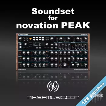 Miksamusic Soundset for Novation Peak screenshot