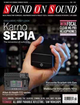 Sound On Sound USA October 2023 screenshot