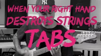 Manuel Gardner Fernandes When Your Right Hand Destroys Strings Tabs GPX PDF screenshot