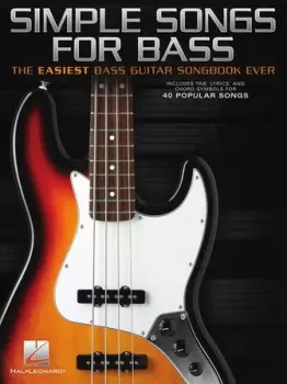 Hal Leonard Simple Songs for Bass The Easiest Bass Guitar Songbook Ever PDF EPUB screenshot