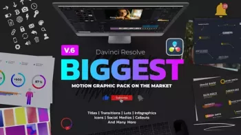 Videohive Graphics Pack for Davinci Resolve screenshot