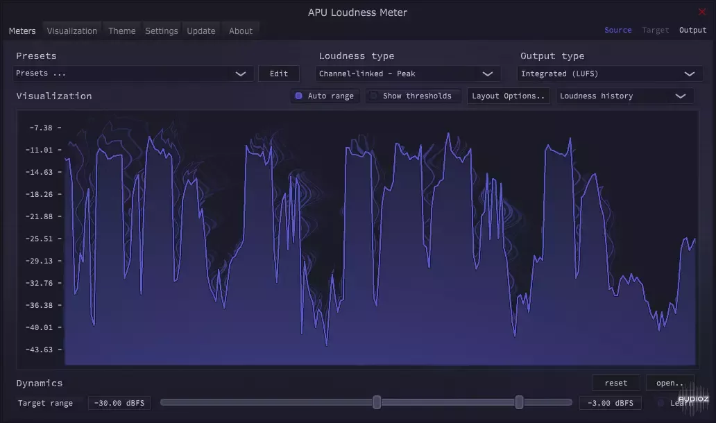 APU Software APU Loudness Meter v2.1.0 x64 x86 VST AU AAX WiN MAC [FREE] screenshot