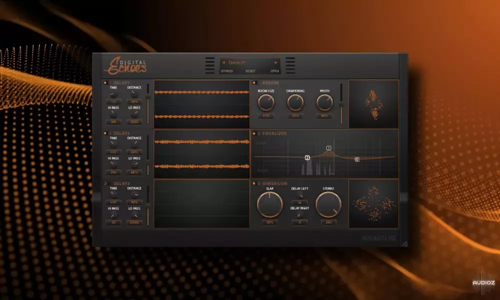 New Nation Audio Digital Echoes (Milti-Band Effect Tool) v1.1.1 x64 VST3 AU WiN MAC [Free For Limited Time] screenshot