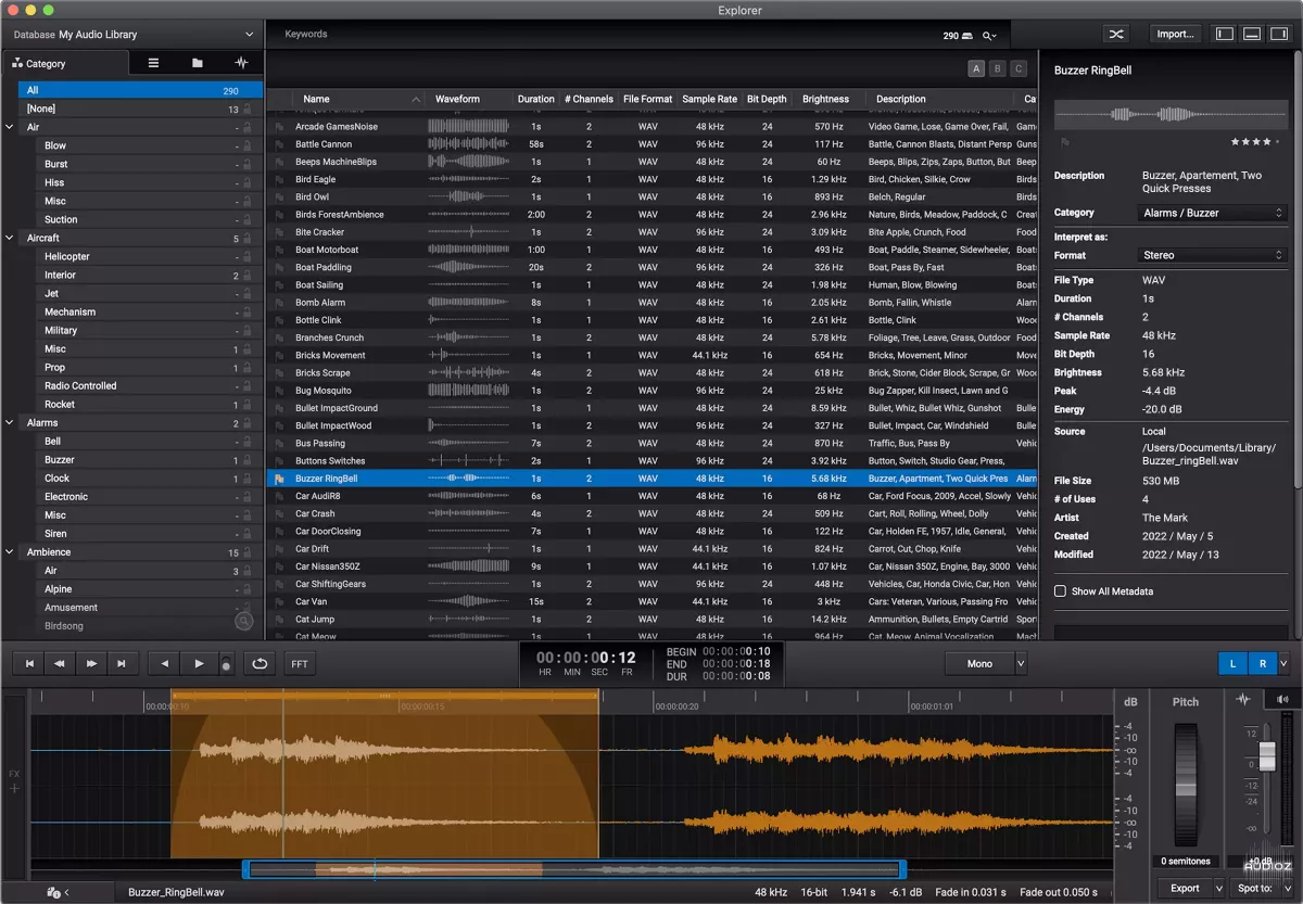 Sound Particles Explorer (Loops Manager And Organizer) v2.1.0 STANDALONE WiN MAC [FREE] screenshot