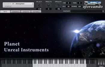Unreal Instruments Planet for Sforzando-R2R screenshot