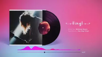 VideoHive Vinyl Disc Music Visualizer AEP screenshot