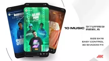 Videohive 10 Music Stories After Effects screenshot