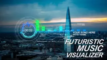 VideoHive Futuristic Music Visual AEP screenshot