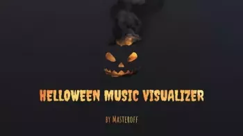 VideoHive Halloween Music Visualizer AEP screenshot