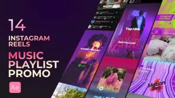 Videohive Music Playlist Promo For Adobe After Effects screenshot
