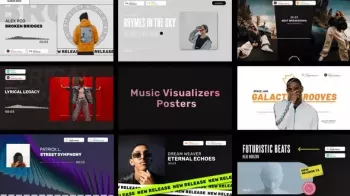 Videohive Music Visualizers Pack For After Effects CC screenshot