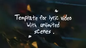 VideoHive Lyric Video Template AEP screenshot