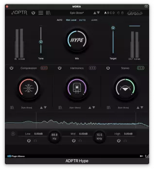 Plugin Alliance ADPTR Audio Hype v1.0.1 U2B Mac [MORiA] screenshot