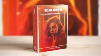 VideoHive Film Burn Leak Transitions For DaVinci Resolve screenshot