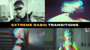 VideoHive Extreme Rabid Transitions For Premiere Pro screenshot