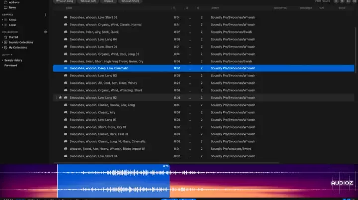 Soundly (The Complete Sound Effects Platform) v2024.05.132 STANDALONE WIN MAC [FREE] screenshot
