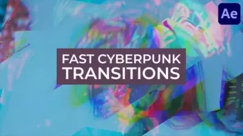 VideoHive Fast Cyberpunk Transitions for After Effects screenshot