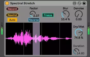 New Flore Music Max for Live: Spectral Stretch-FANTASTiC screenshot