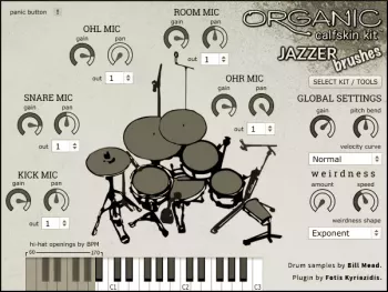 Organic Drum Loops Organic Calfskin Kit OCK v2.0 x64 VST3 WiN MAC [FREE] screenshot