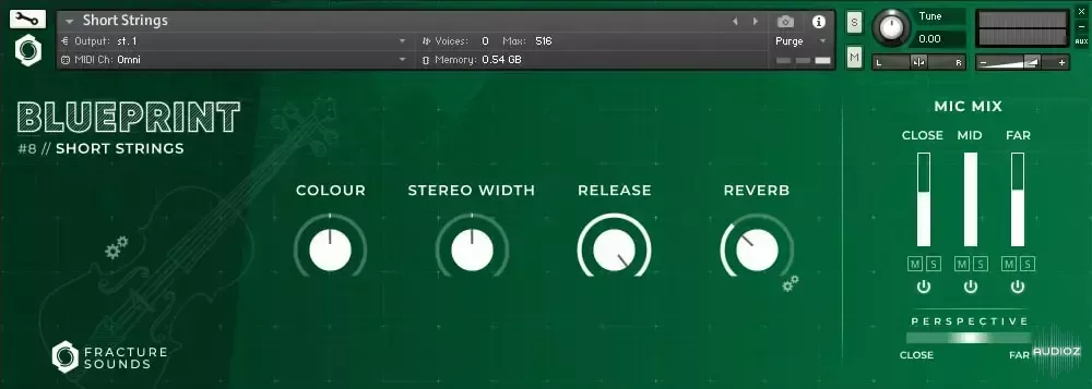Fracture Sounds Blueprint Short Strings KONTAKT [FREE] screenshot