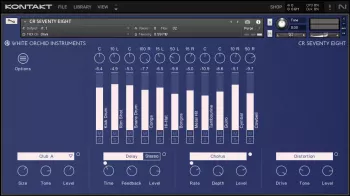 White Orchid CR SEVENTY EIGHT v1.0.2 Kontakt Decent Sampler [FREE] screenshot