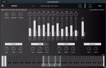 White Orchid CR SEVENTY EIGHT v1.0.2 Kontakt Decent Sampler [FREE] screenshot