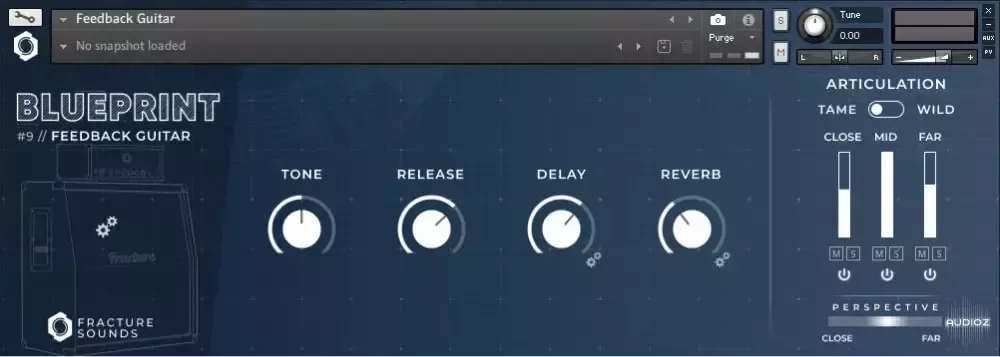 Fracture Sounds Blueprint Feedback Guitar KONTAKT [FREE] screenshot