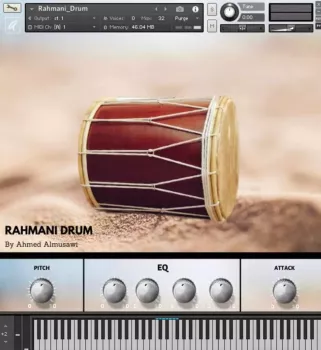Ahmed Almusawi Rahmani Drum Kontakt Decent Sampler [FREE] screenshot