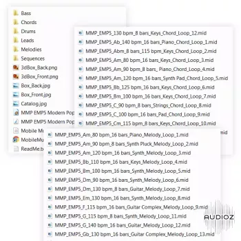 Mobile Music Pro Essentials Midi Pack 05 - Modern Pop [FREE] screenshot