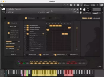 Insanity Samples CELLO ONE Volume 2 KONTAKT screenshot