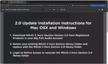 Vir2 MOJO 2: Horn Section v2.0 KONTAKT screenshot