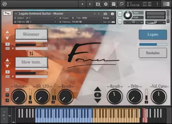 David Forner El Dorado Legato Ambient Guitar KONTAKT screenshot