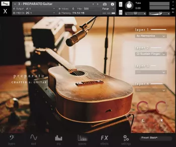 XPERIMENTA Audio Preparato Guitar KONTAKT 屏幕截图