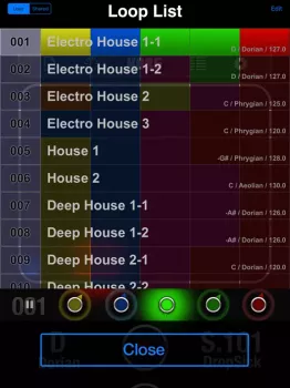 KORG iKaossilator v3.1.7 for iPhone iPad iPod Touch [iOS] 屏幕截图