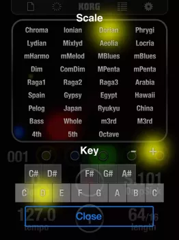 KORG iKaossilator v3.1.7 for iPhone iPad iPod Touch [iOS] 屏幕截图