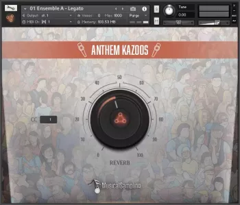 Musical Sampling Anthem Kazoos KONTAKT screenshot