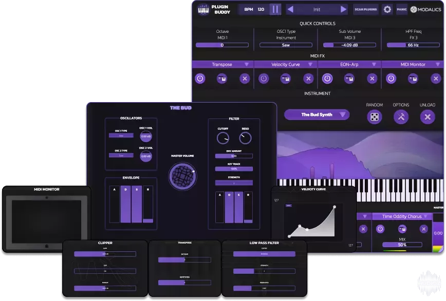 Modalics Plugin Buddy (Creative VST3 Host) v1.0.2 VST VST3 AU AAX STANDALONE WiN MAC [FREE] screenshot