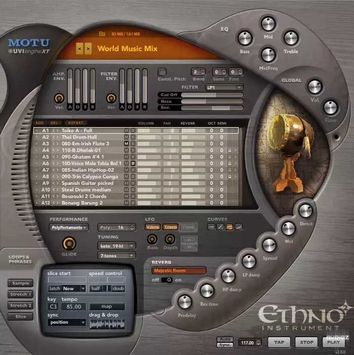 REQ: MOTU Ethno Instrument 2 for UVI Falcon/Workstation screenshot REQ: MOTU Ethno Instrument 2 for UVI Falcon/Workstation screenshot