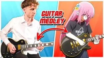 MattyyyM SAIYANS: "Bocchi Guitar Medley" Guitar Tab, Backing Track & MP3-FANTASTiC screenshot