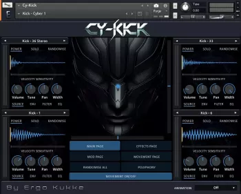Ergo Kukke Cy-Kick KONTAKT screenshot