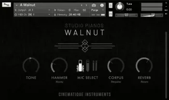 Cinematique Instruments Studio Pianos KONTAKT 屏幕截图