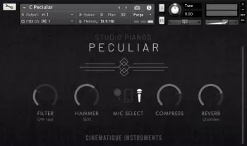 Cinematique Instruments Studio Pianos KONTAKT 屏幕截图