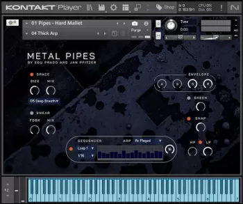 Edu Prado Sounds Metal Pipes and Plates KONTAKT 屏幕截图