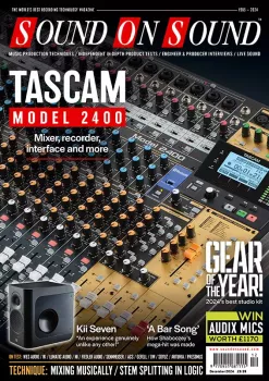 Sound On Sound UK December 2024 screenshot