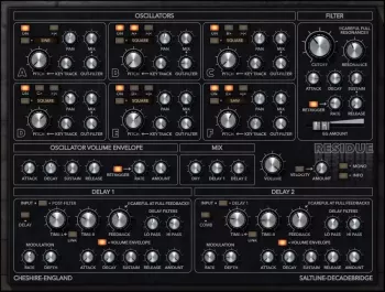 DecadeBridge Residue v1.0 WiN VST3 REGGED-sneakz screenshot