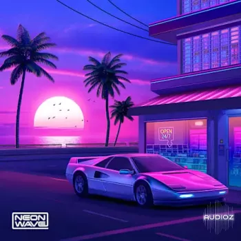 Neon Wave Electric Sunset - Synthetic Anthems WAV-FANTASTiC screenshot