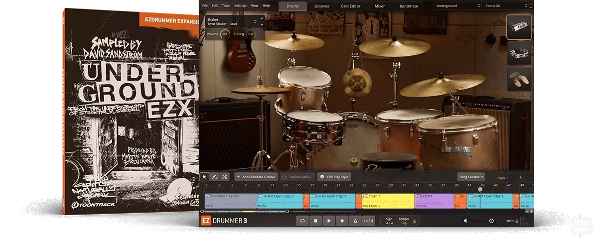 Toontrack Underground EZX (SOUNDBANK) screenshot Toontrack Underground EZX (SOUNDBANK) screenshot