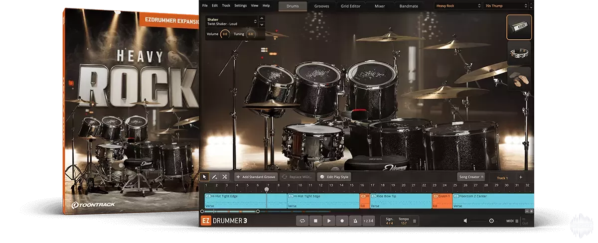 Toontrack Heavy Rock EZX (SOUNDBANK) screenshot Toontrack Heavy Rock EZX (SOUNDBANK) screenshot